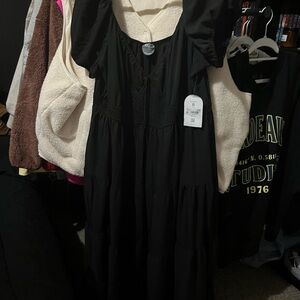 ARULA Black Maxi Dress